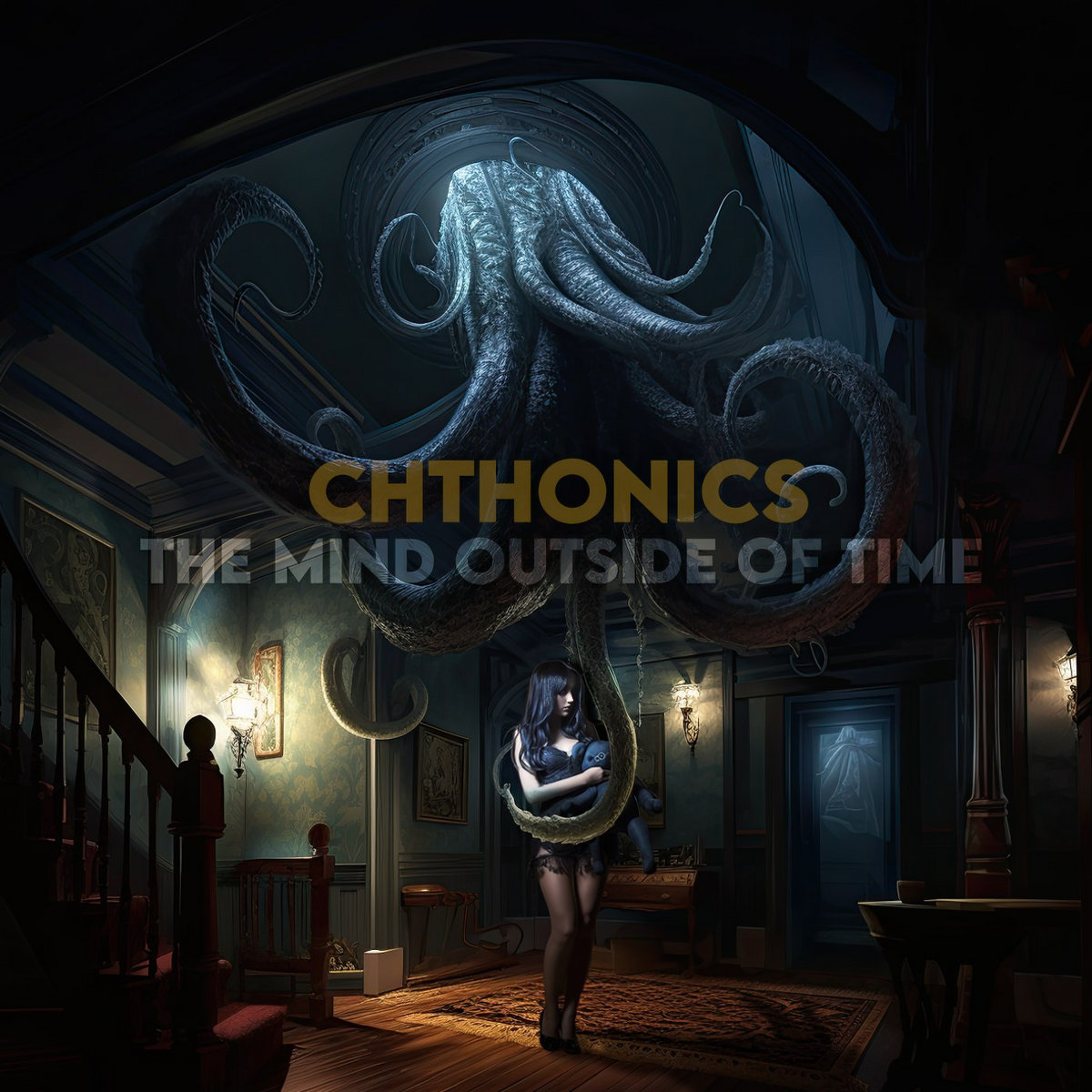 Cover artwork for The Mind Outside of Time by Chthonics